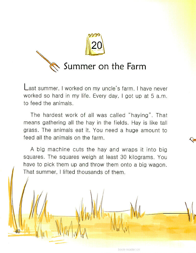 Summer on the Farm绘本故事第2页