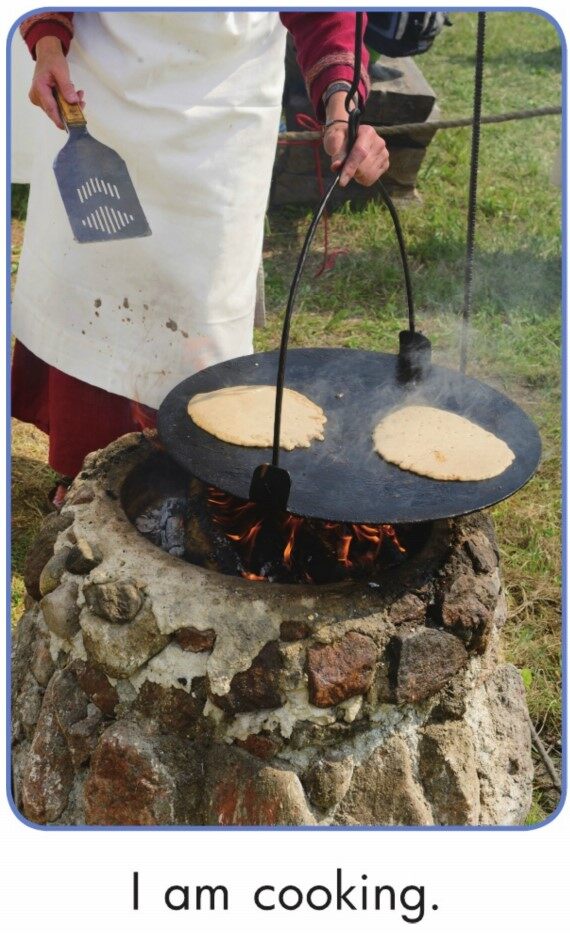 Long Ago and Today绘本故事第5页