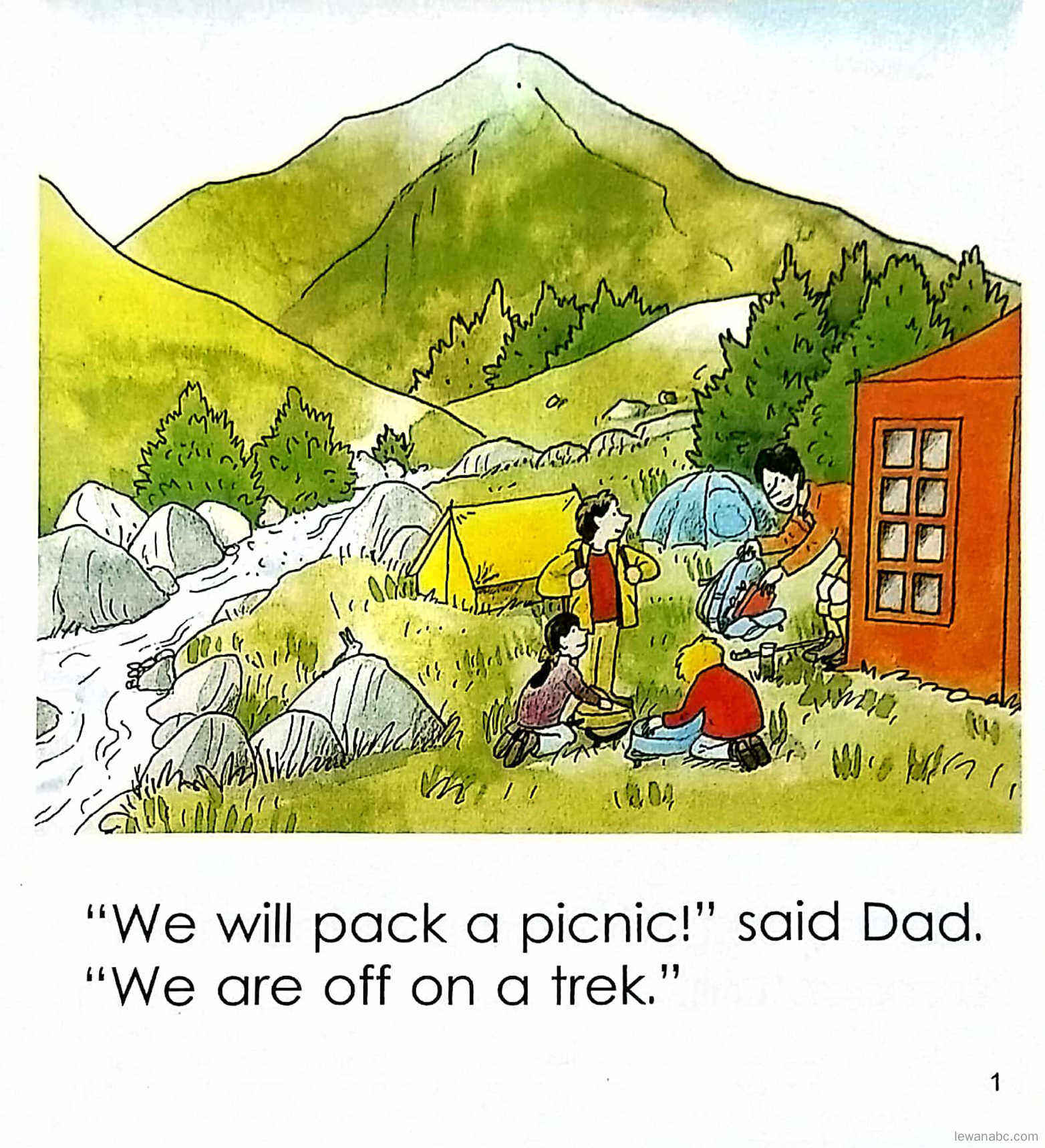 Top of the Mountain绘本故事第3页