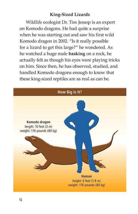 Komodo Dragons Giant Reptiles绘本故事第3页