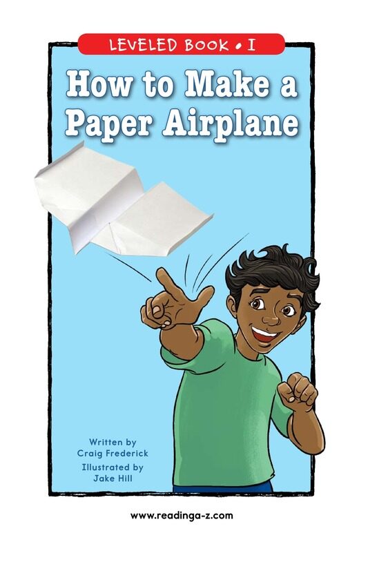 How To Make a Paper Airplane绘本故事第2页
