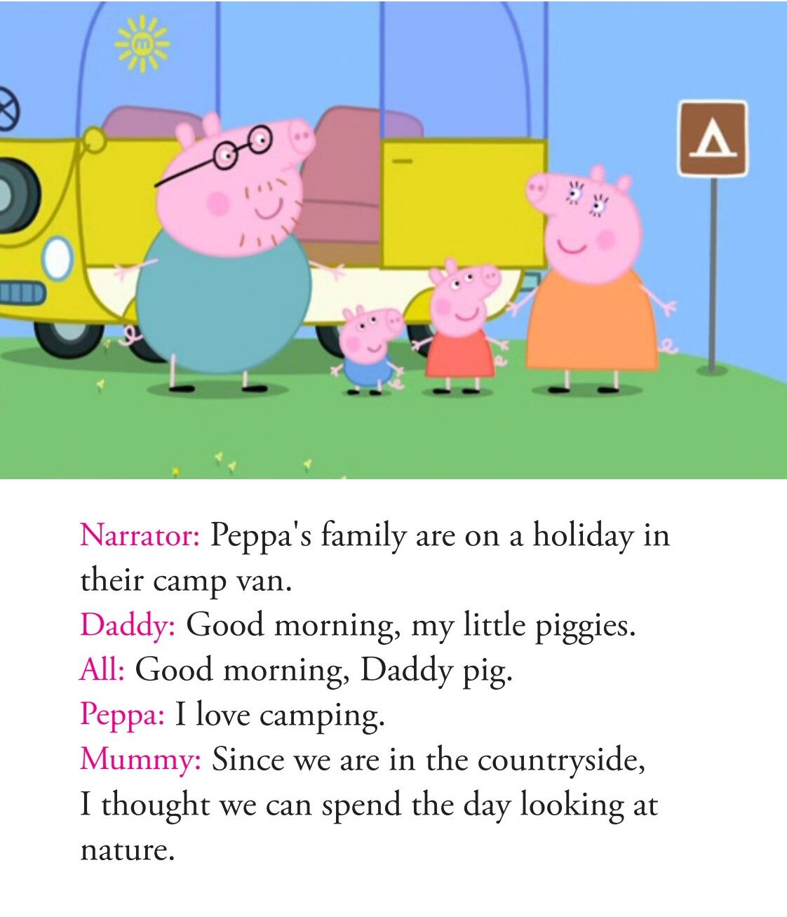 Camping Holiday绘本故事第3页