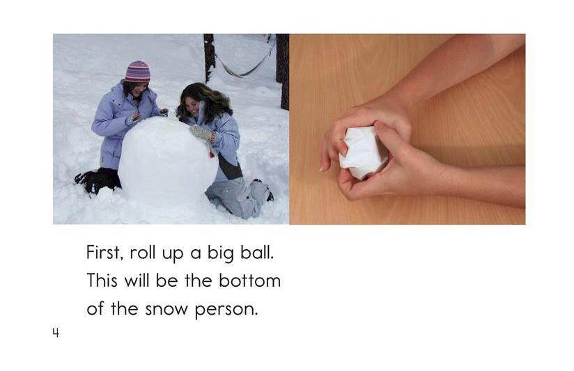 How to Make a Snow Person绘本故事第4页