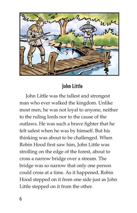 How Little John Joined Robin Hood绘本故事第5页