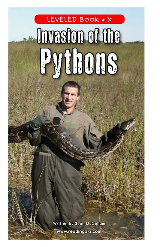 Invasion of the Pythons绘本故事第2页