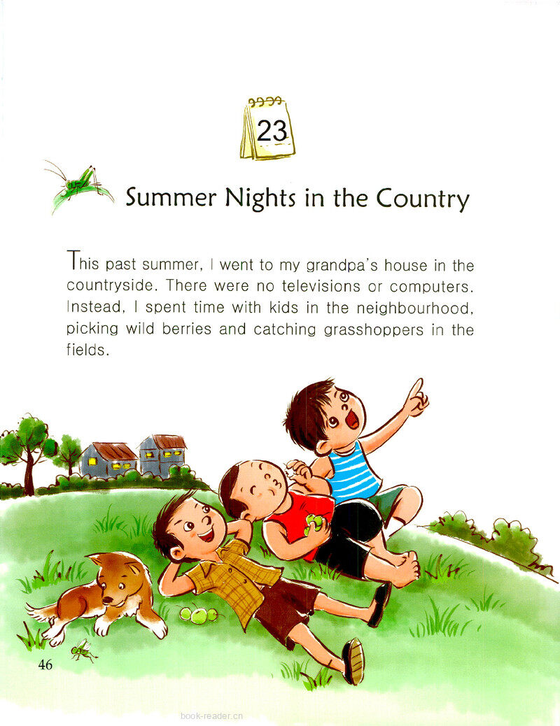 Summer Nights in the Country绘本故事第2页