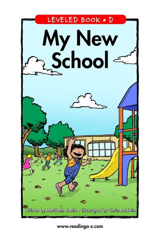 My New School绘本故事第2页