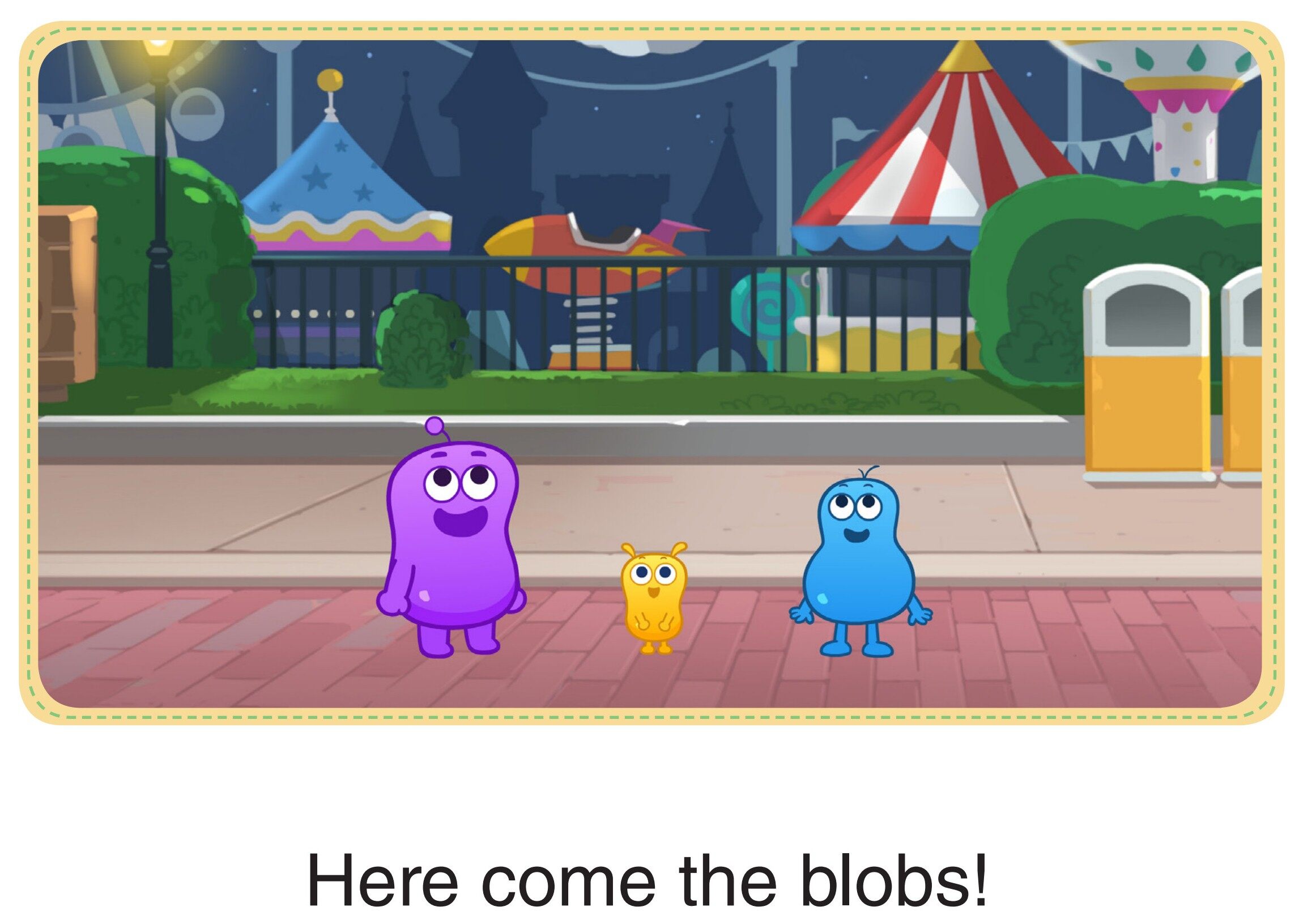 The Blobs at the Gift Shop绘本故事第3页