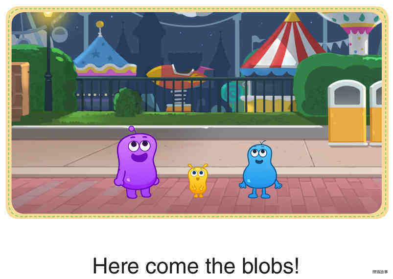 The Blobs at the Gift Shop绘本故事第3页