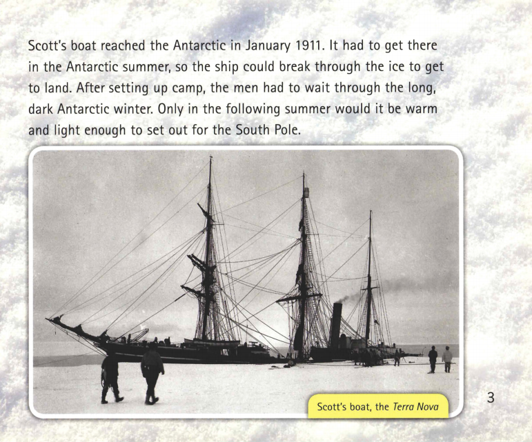 Captain Scott Journey to the South Pole绘本故事第4页