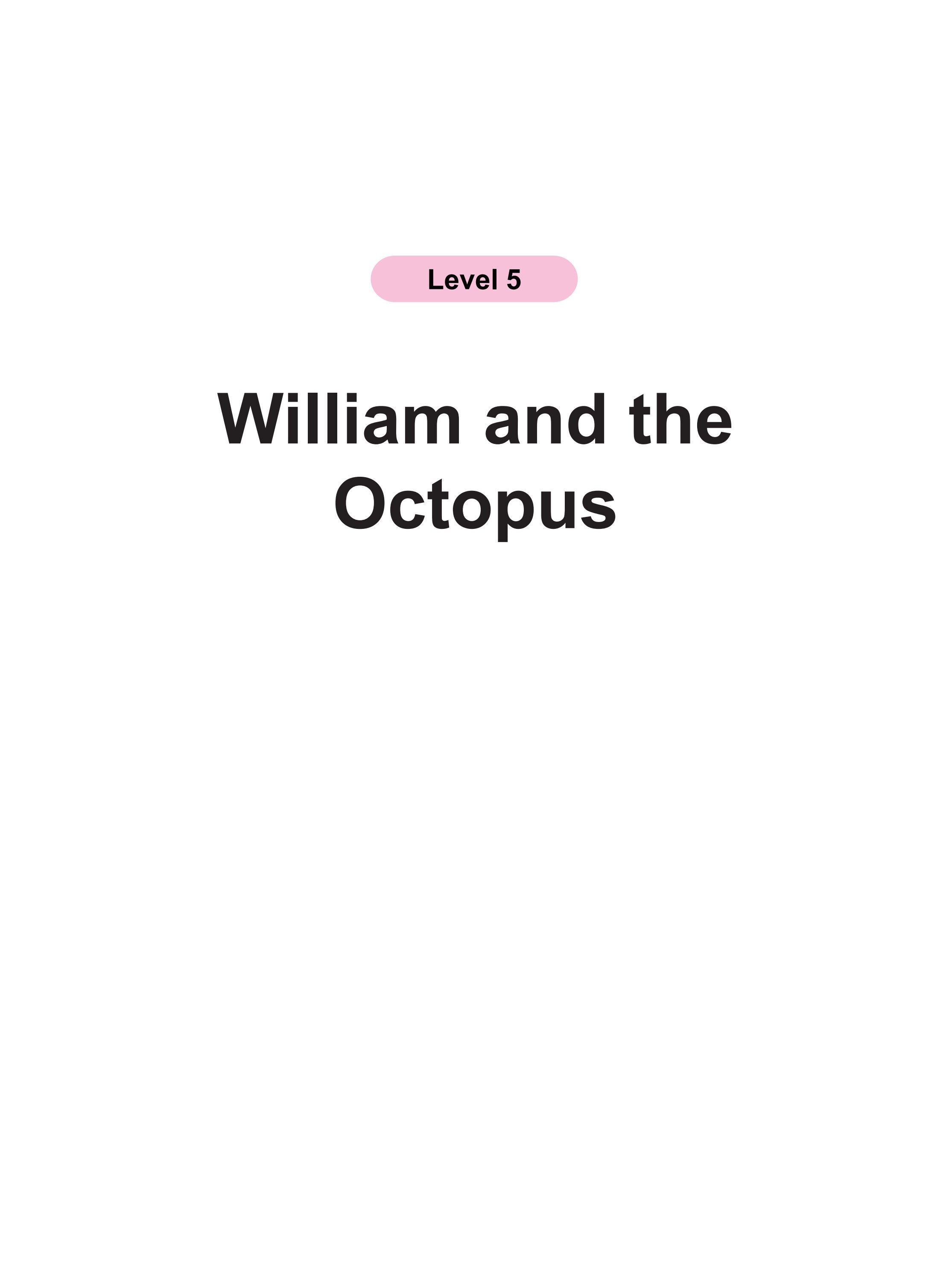 William and the Octopus绘本故事第2页