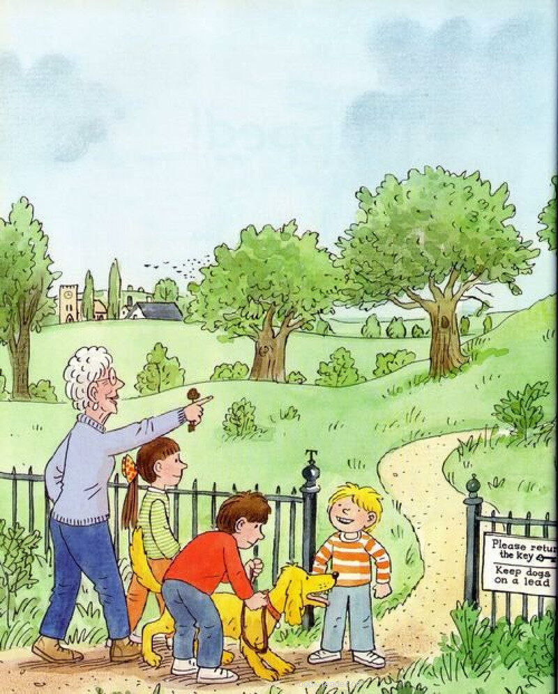 4C Trapped!绘本故事第3页