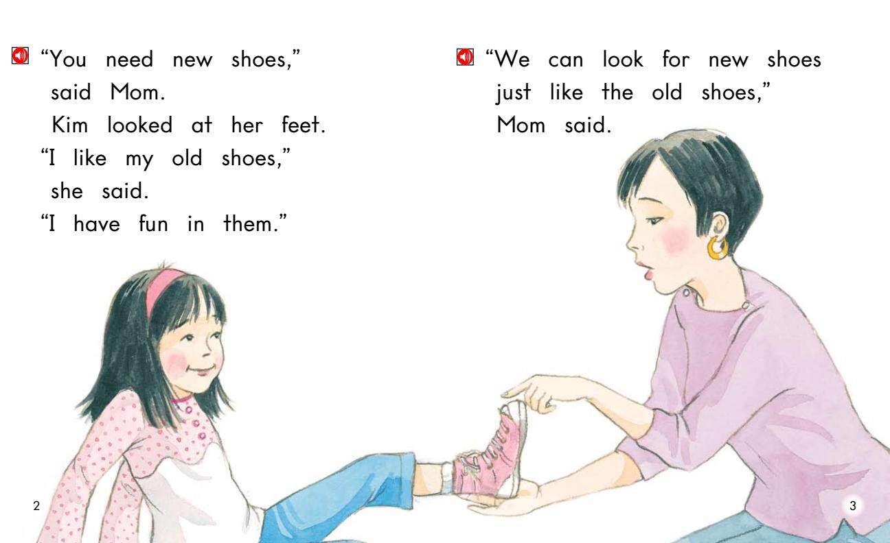 Kim's New Shoes绘本故事第3页