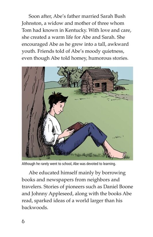 Abraham Lincoln From Log Cabin to the White House绘本故事第5页