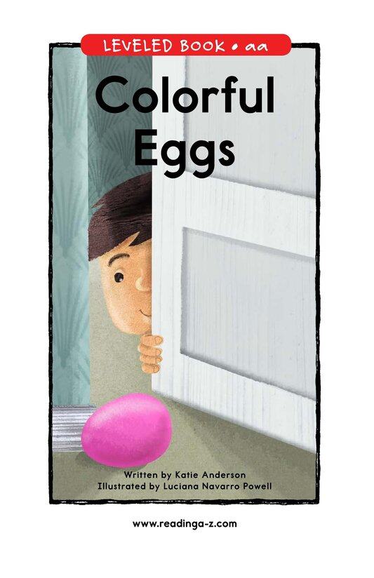 Colorful Eggs绘本故事第2页