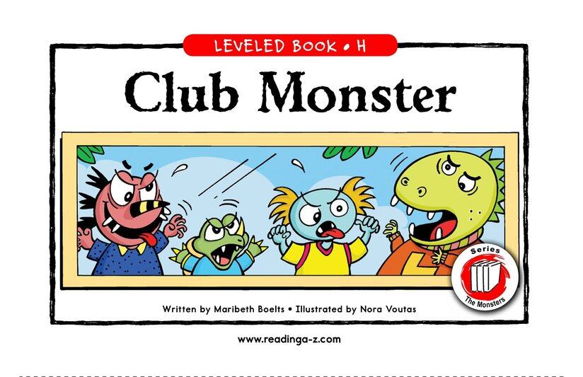 Club Monster绘本故事第2页