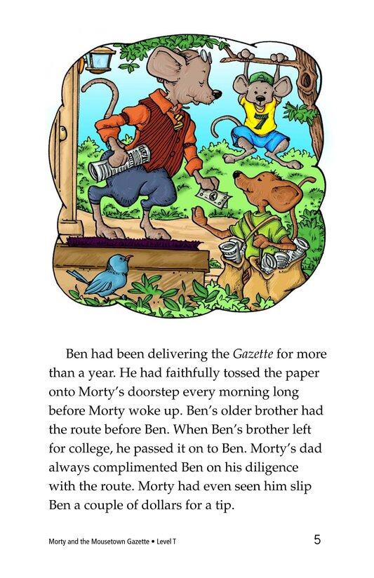 Morty and the Mousetown Gazette绘本故事第4页