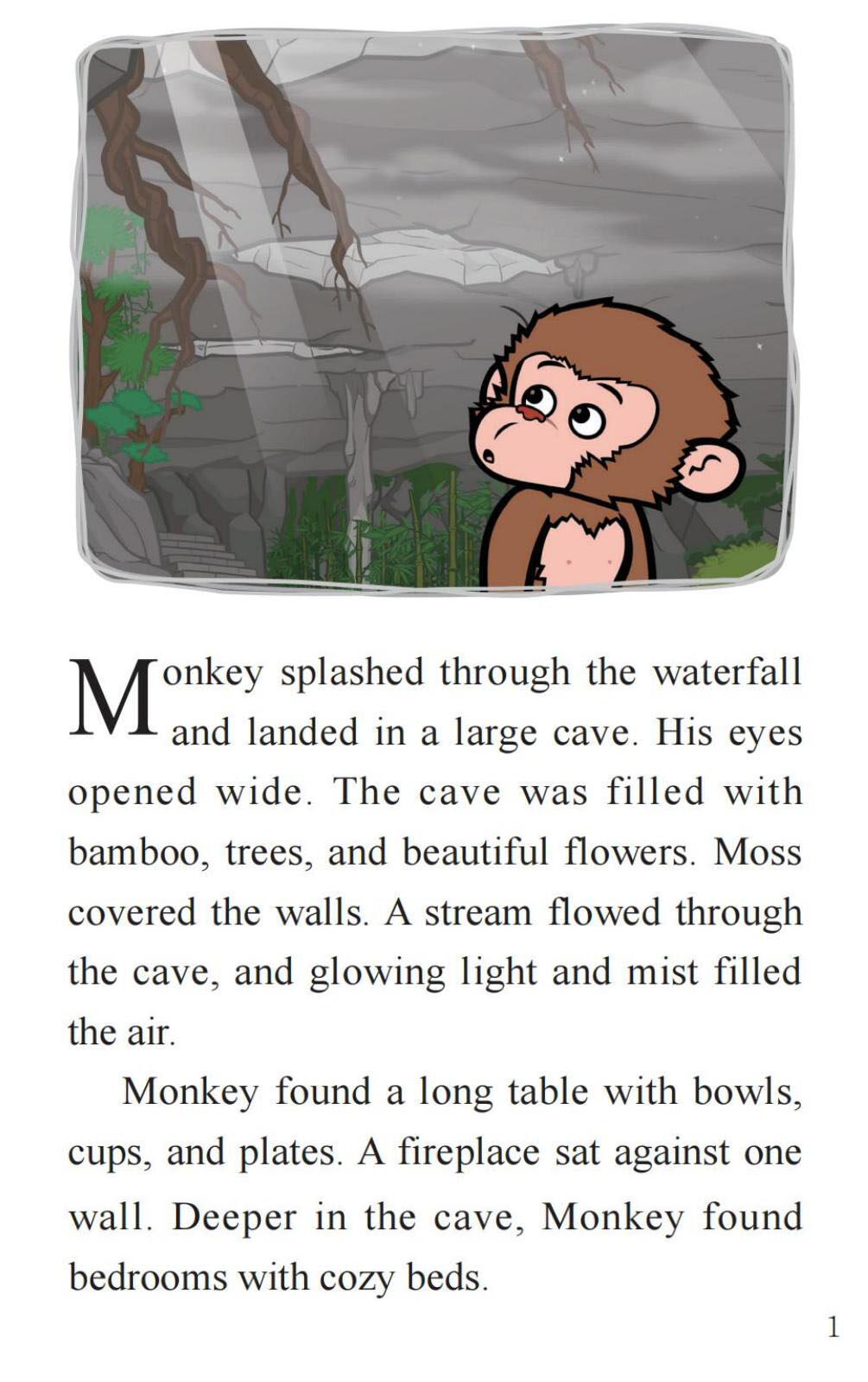 The Waterfall Cave绘本故事第3页
