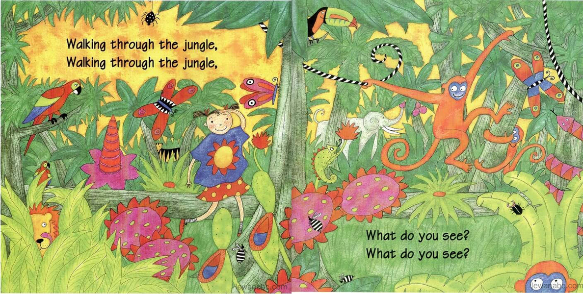 (21周)Walking Through the Jungle绘本故事第3页