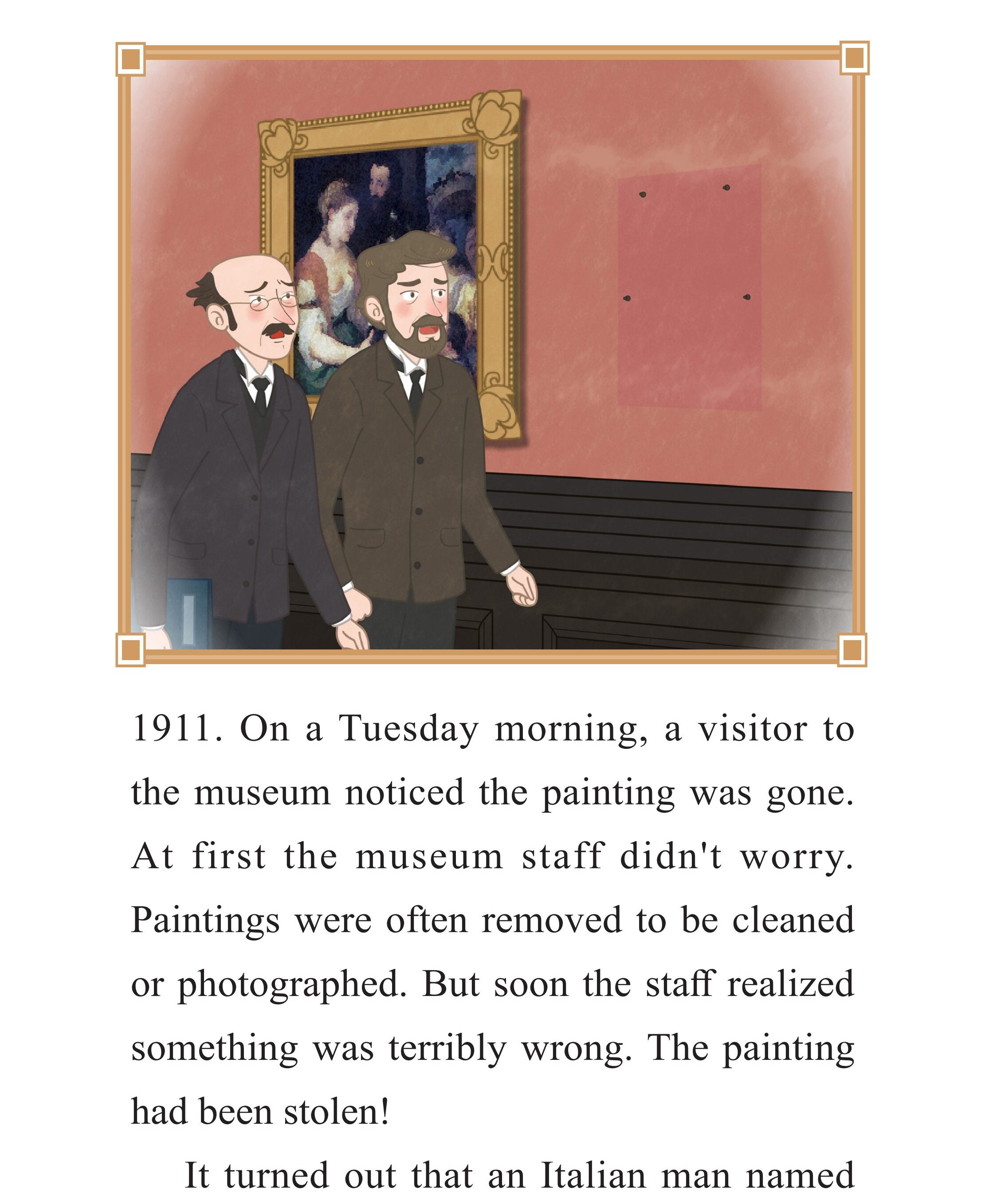 Mona Lisa on the Move绘本故事第5页