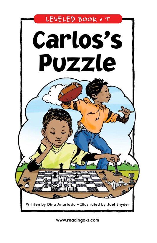 Carlos's Puzzle绘本故事第2页