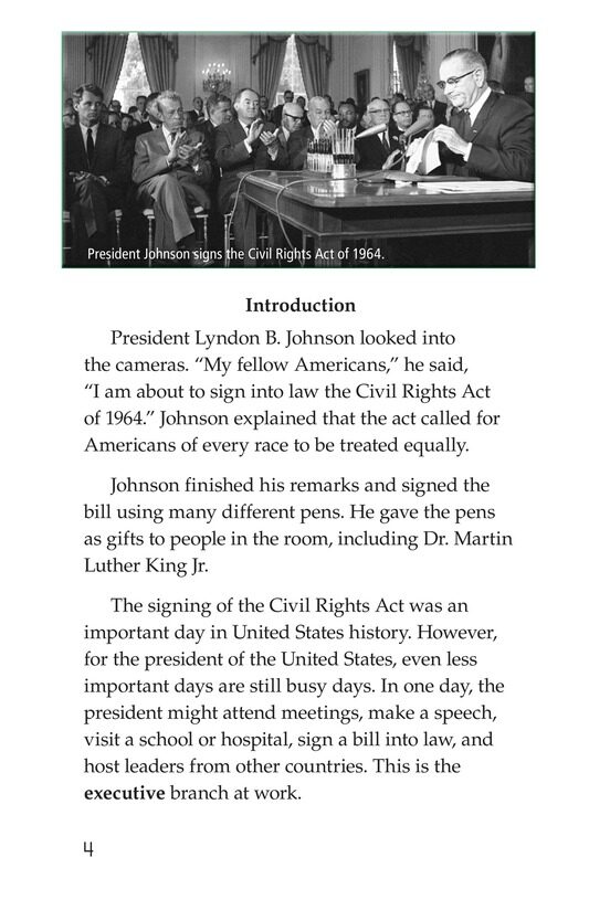 The Executive Branch绘本故事第3页