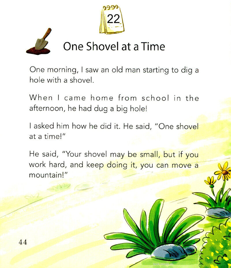 One Shovel at a Time绘本故事第2页