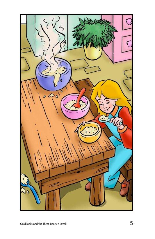 Goldilocks and the Three Bears绘本故事第5页