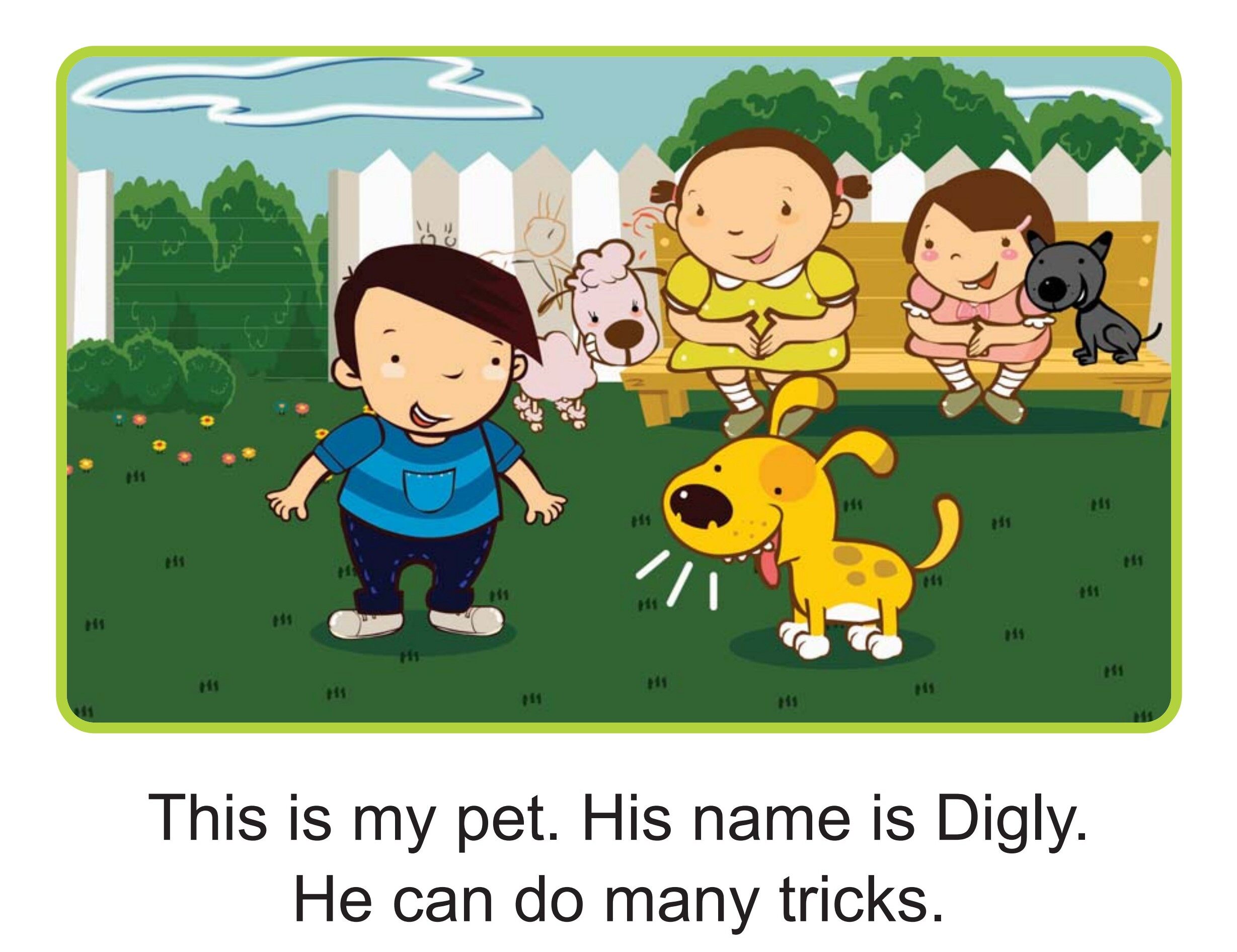 Digly, Up and Down!绘本故事第2页