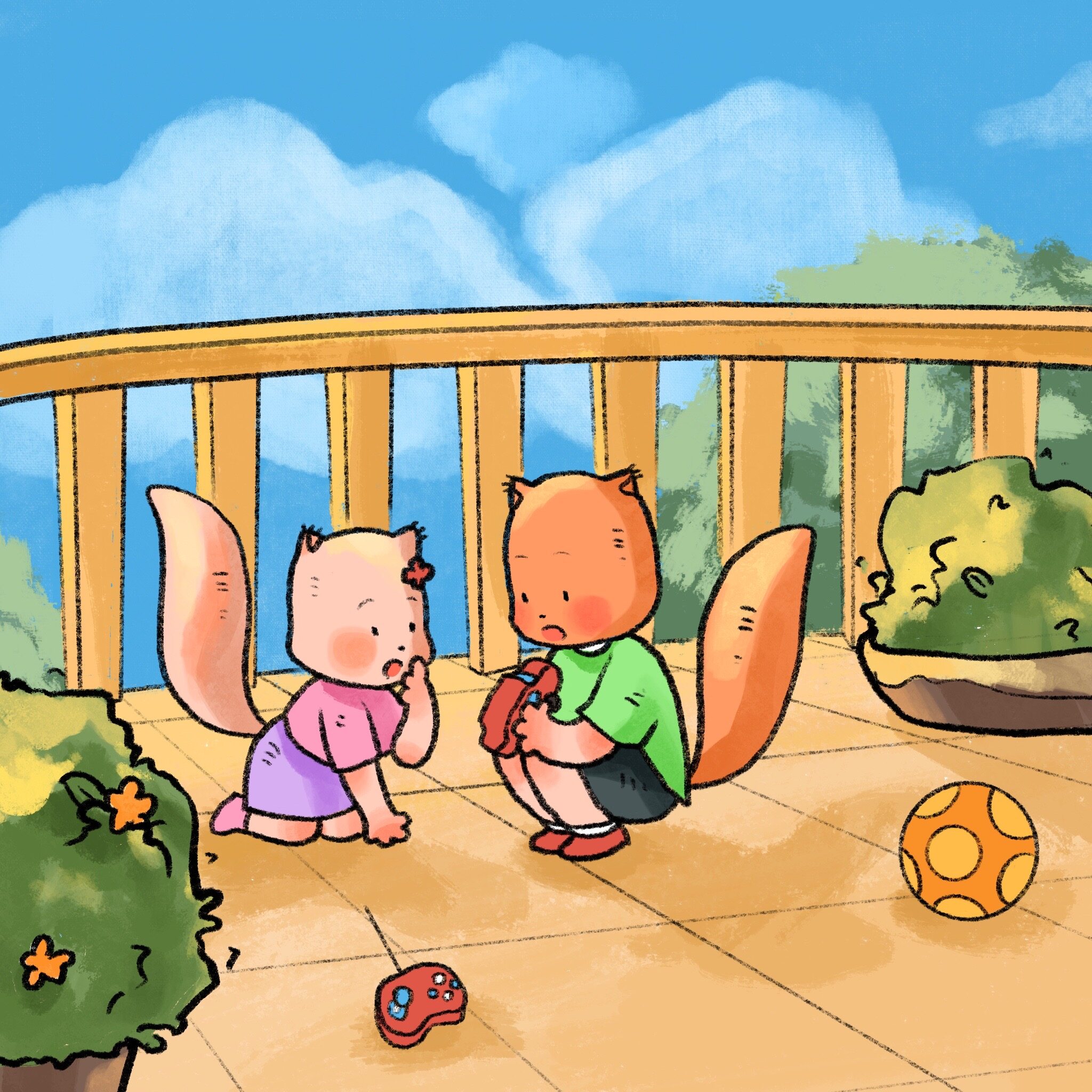 不往楼下扔东西绘本故事第5页