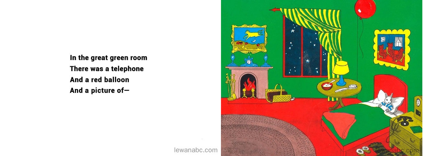 (15周)Goodnight Moon绘本故事第3页