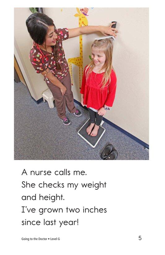 Going to the Doctor绘本故事第5页