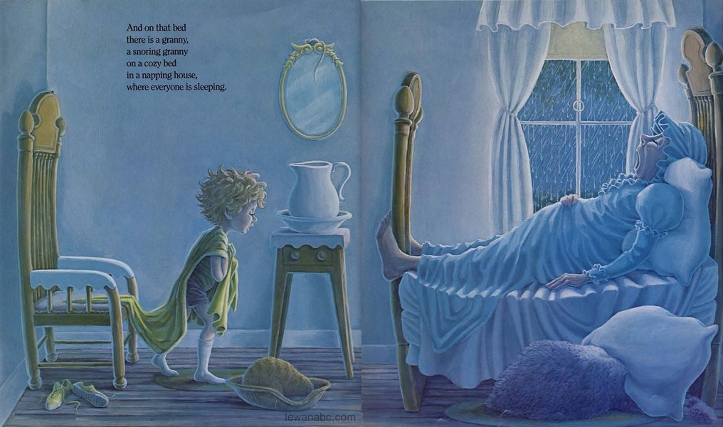 (17周)The Napping House绘本故事第5页