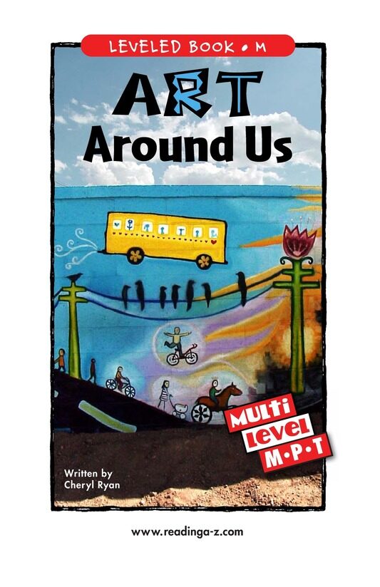 Art Around Us绘本故事第2页