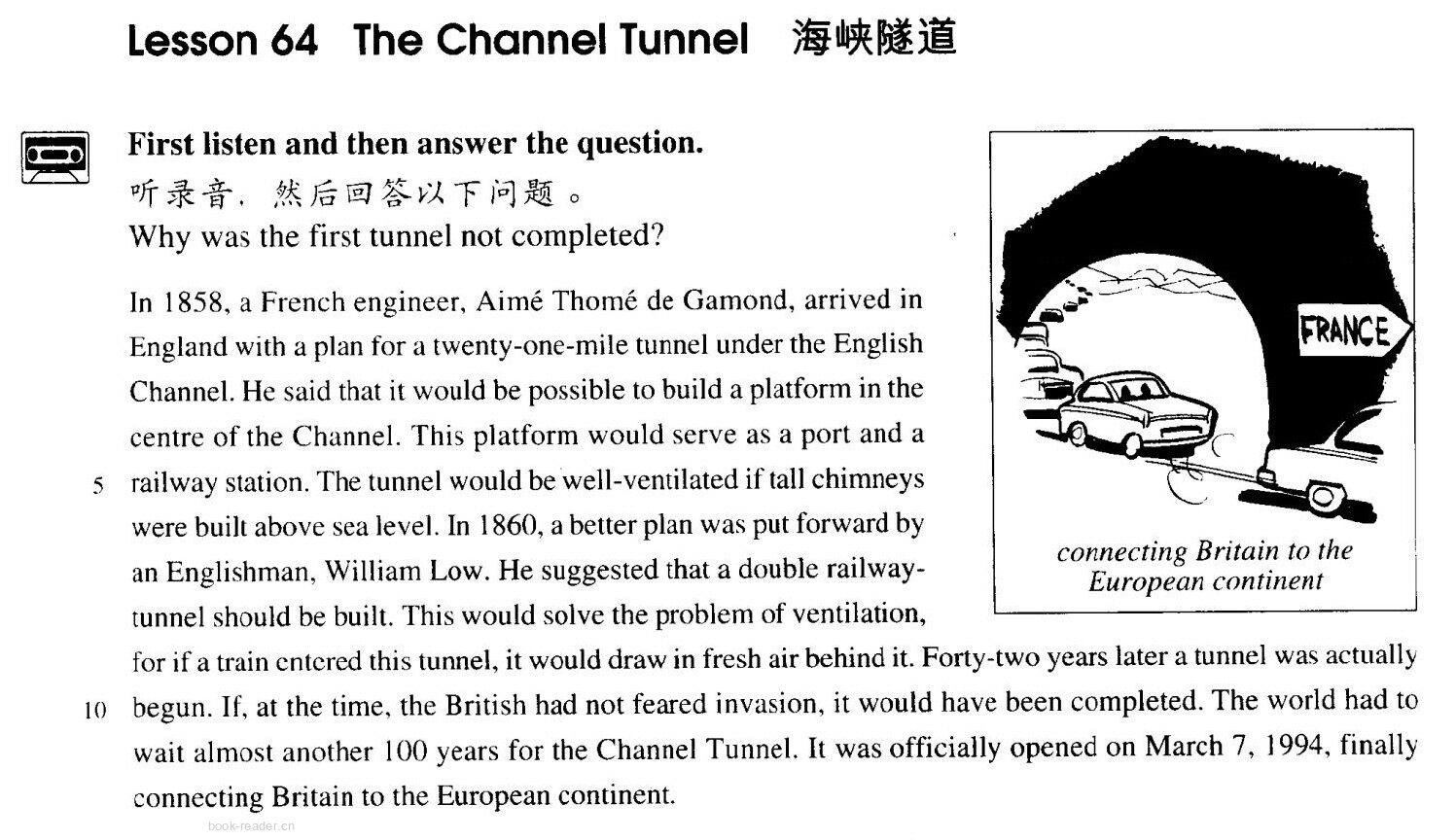 64 The Channel Tunnel绘本故事第2页
