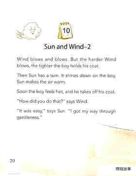 Sun and Wind-2绘本故事第2页