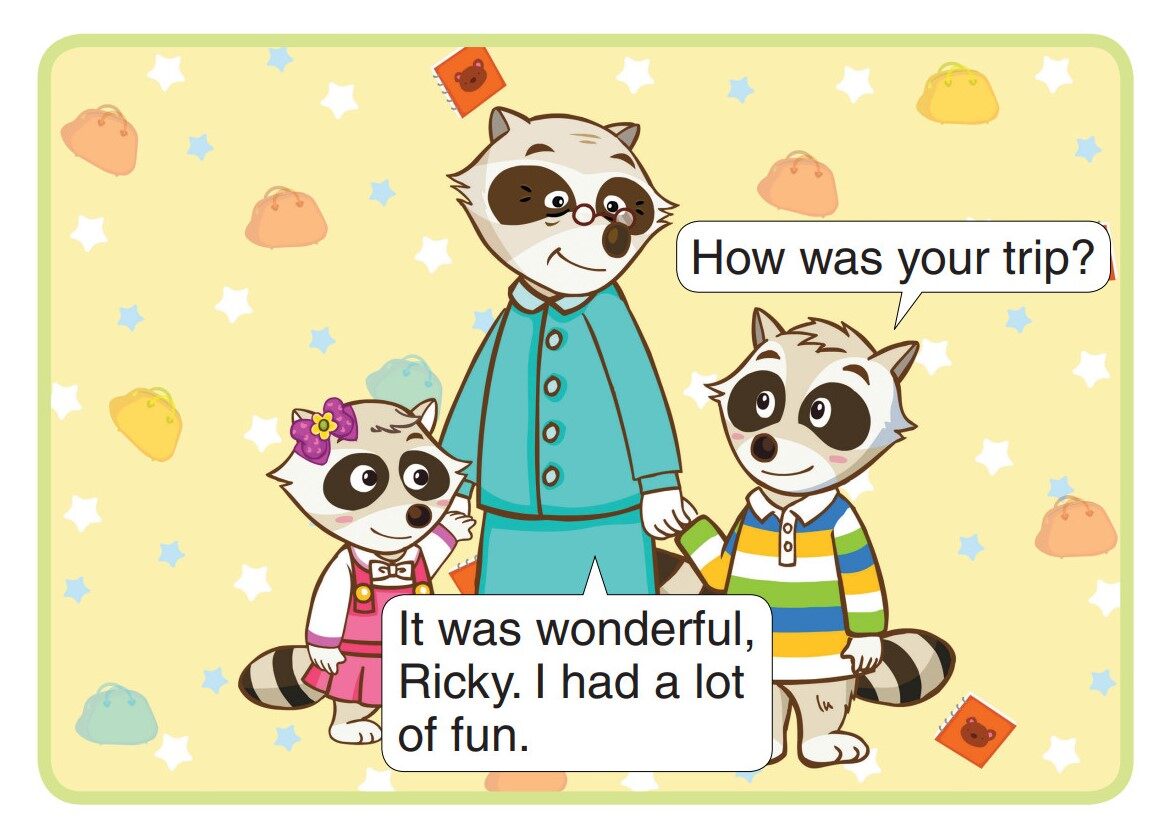 Welcome Home, Grandma!绘本故事第4页