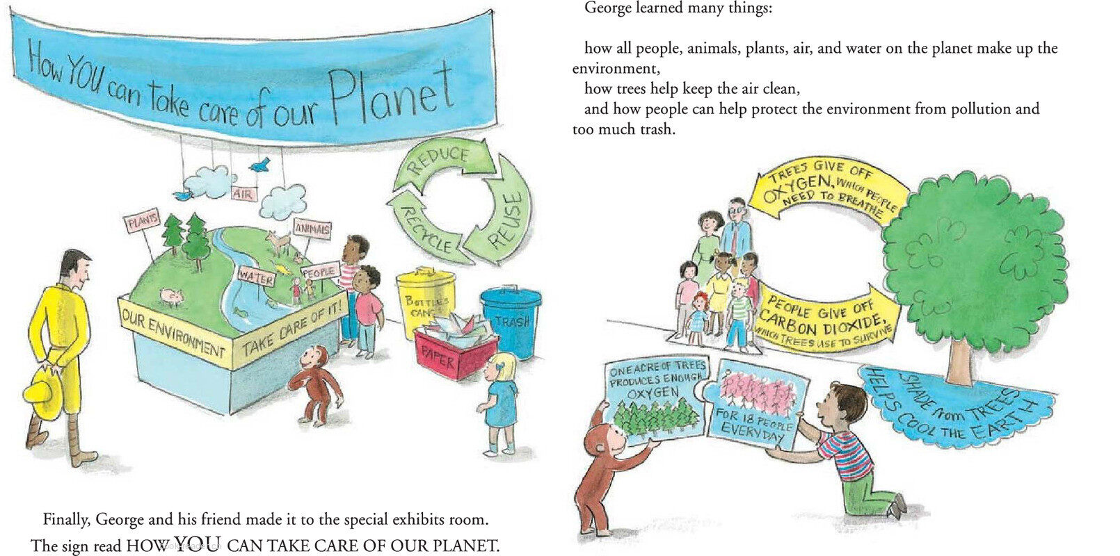 Curious George Plants a Tree绘本故事第5页