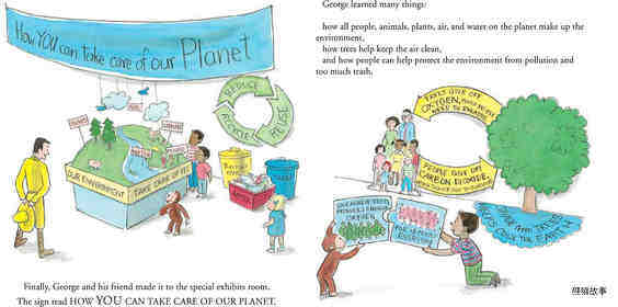 Curious George Plants a Tree绘本故事第5页