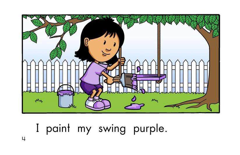 Paint It Purple绘本故事第4页