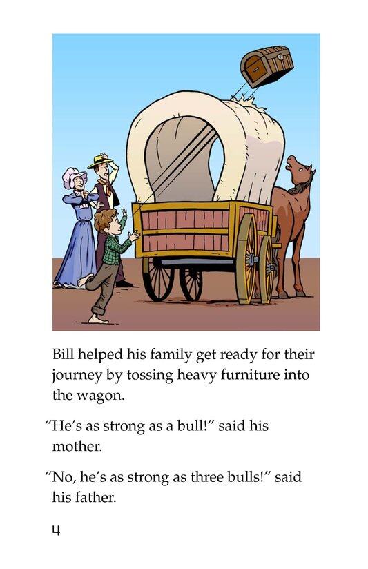 Pecos Bill Rides a Tornado绘本故事第4页