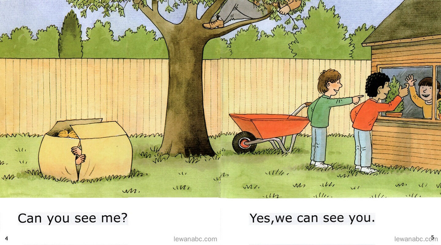 Hide and Seek绘本故事第5页