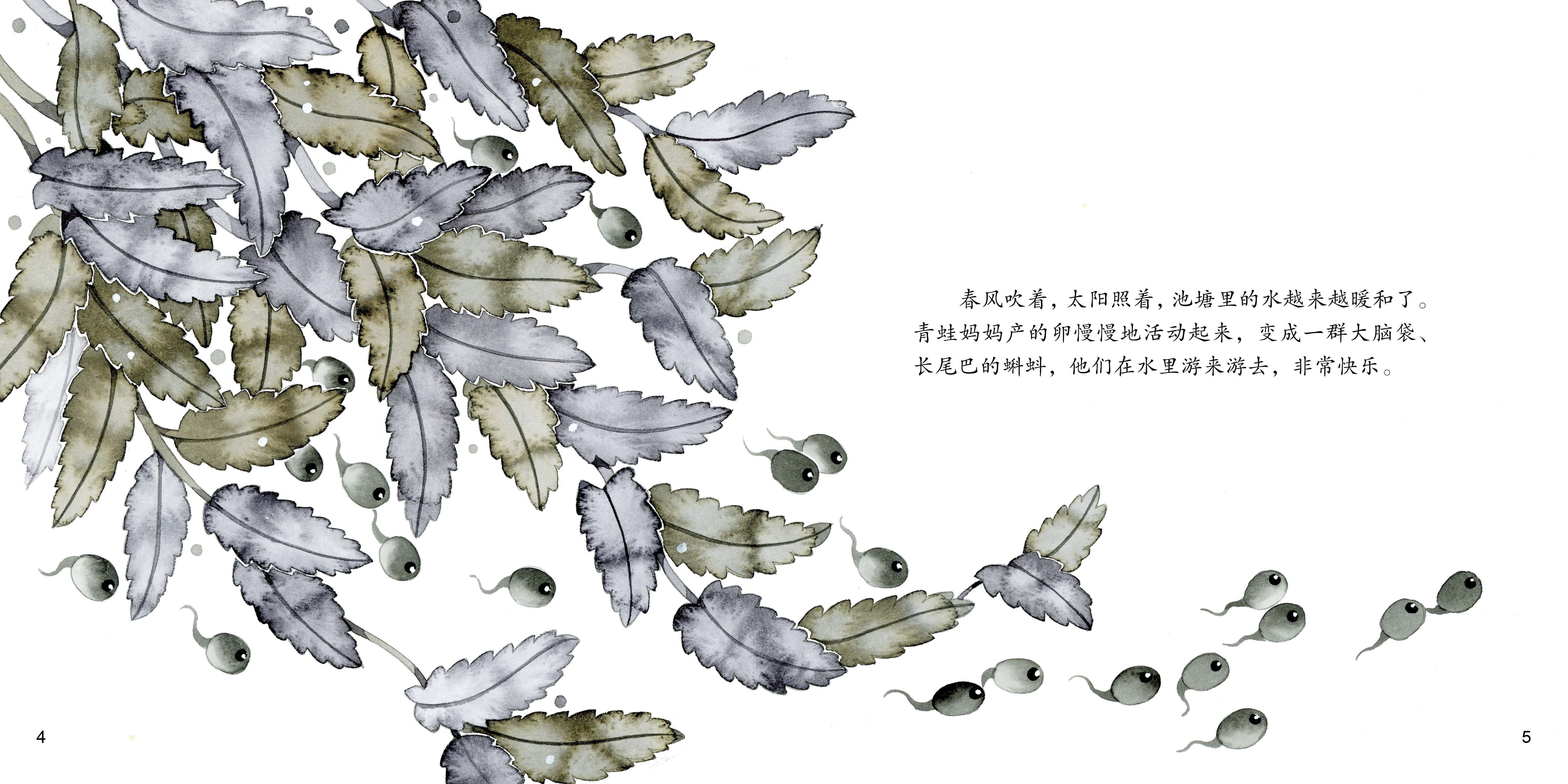 小蝌蚪找妈妈绘本故事第4页