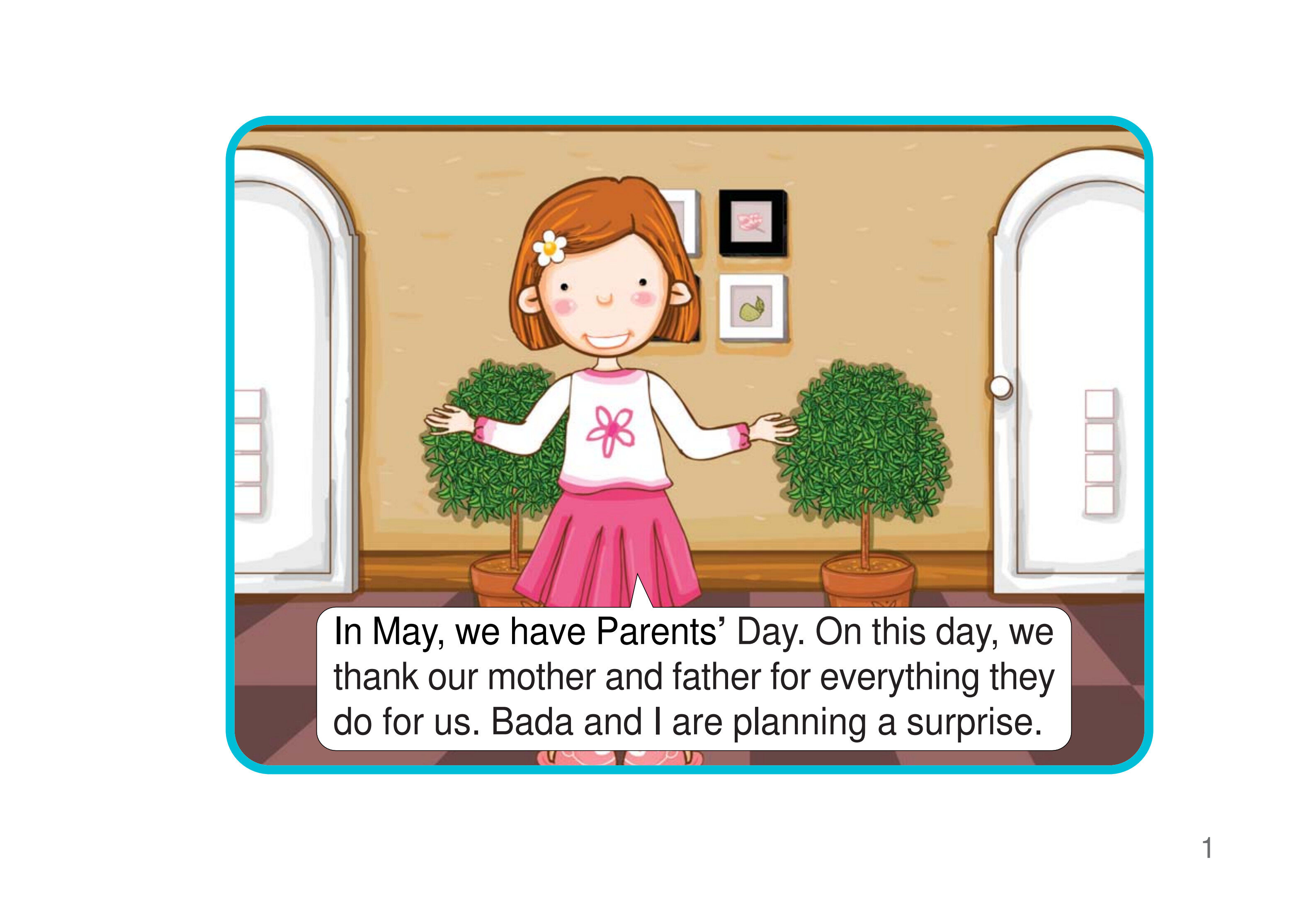 A Special Day for Mother and Father绘本故事第2页