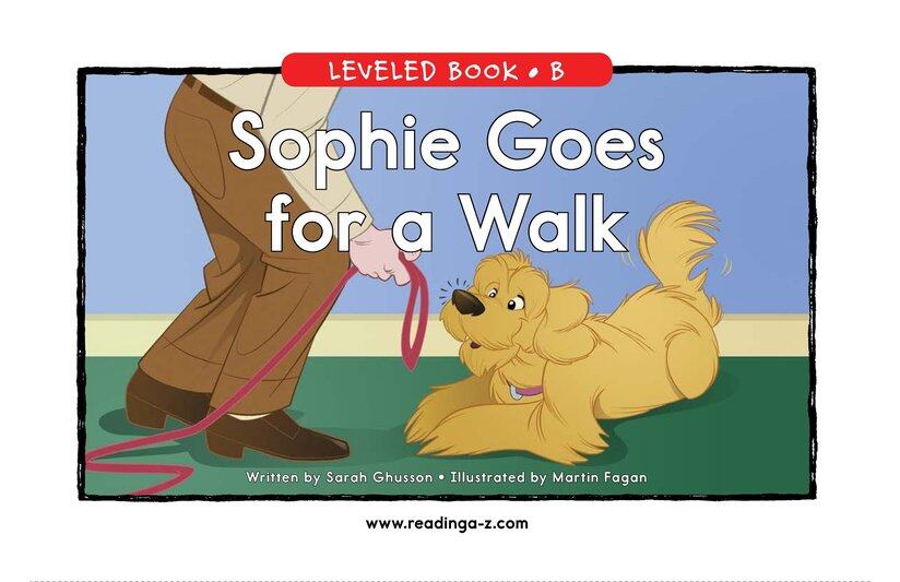 Sophie Goes for a Walk绘本故事第2页