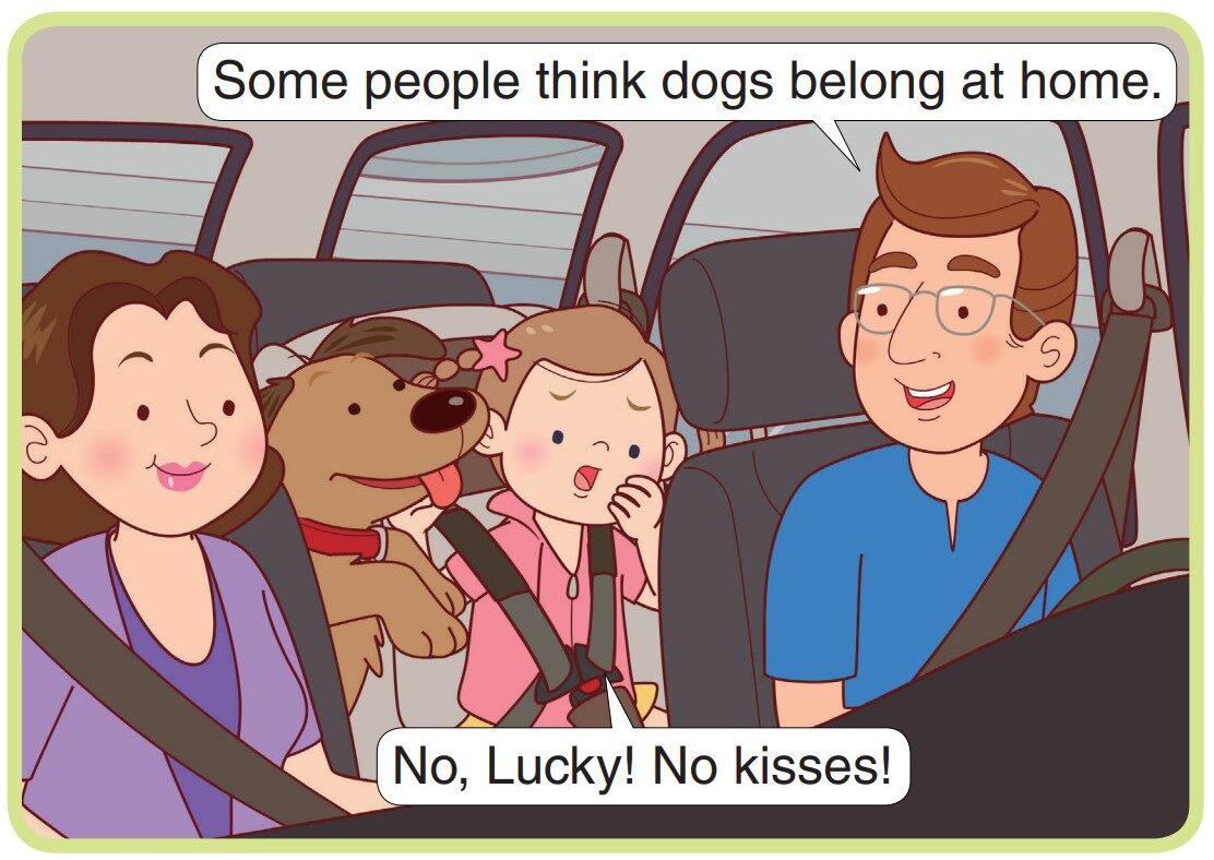 Dogs Allowed Here!绘本故事第5页