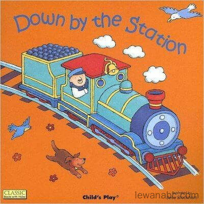 (3周)Down by the Station绘本故事第2页