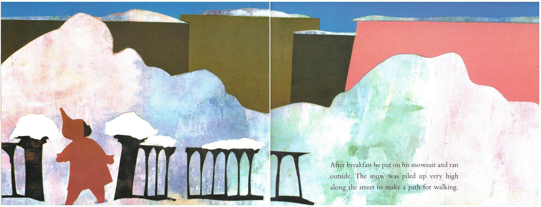 The Snowy Day绘本故事第4页