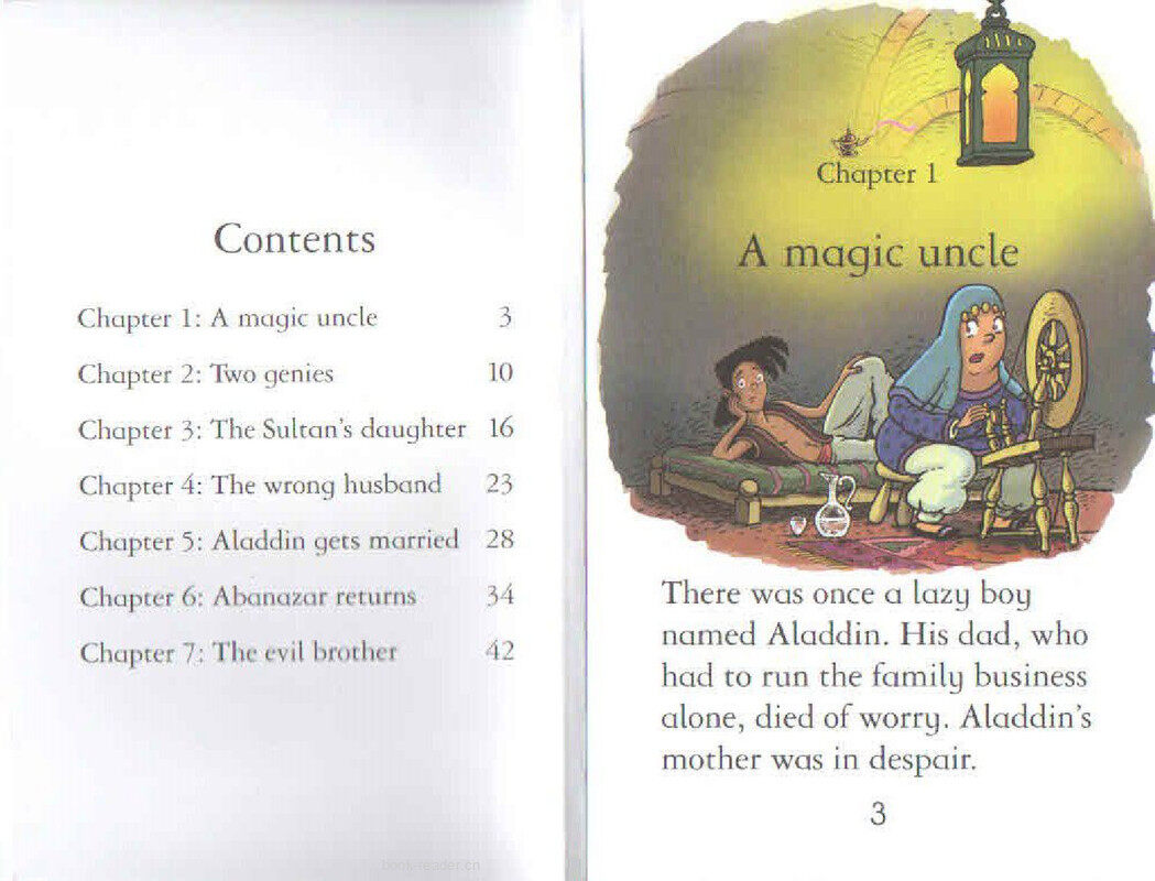 Aladdin and his magical lamp绘本故事第3页