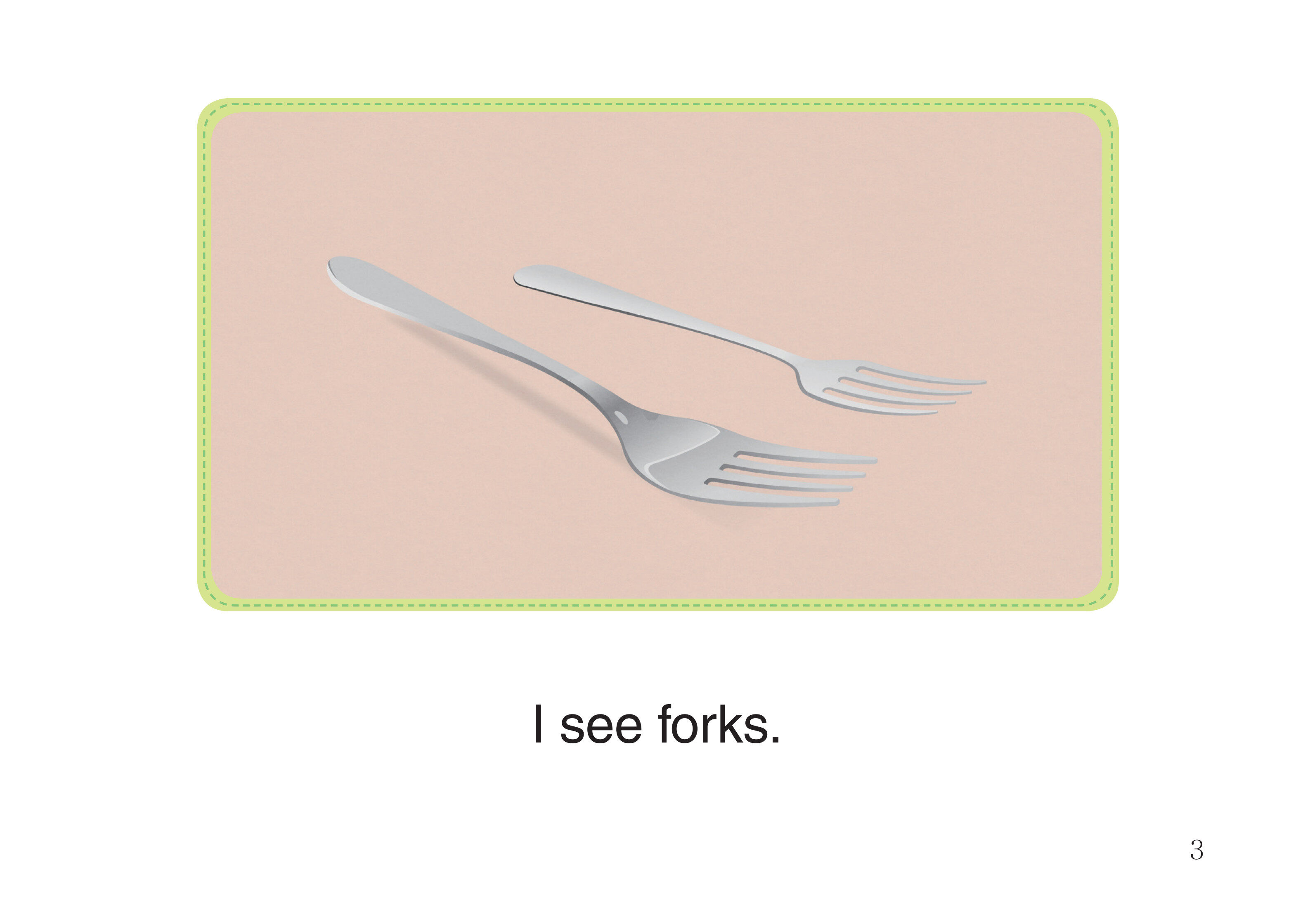 I See Red Napkins.绘本故事第4页